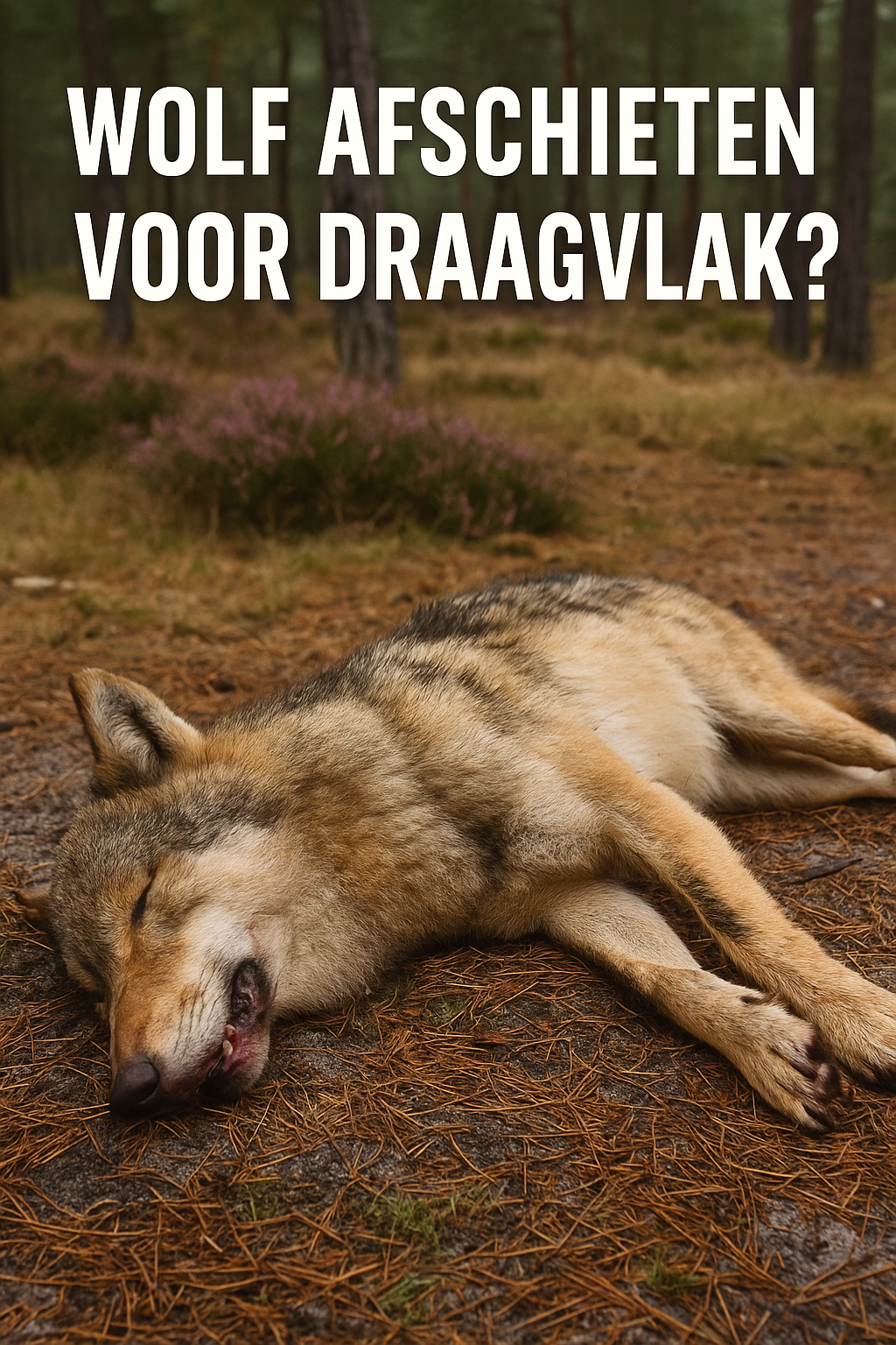 Afschieten probleem wolven verstoort de roedelstructuur en vergroot het risico op conflicten met mensen